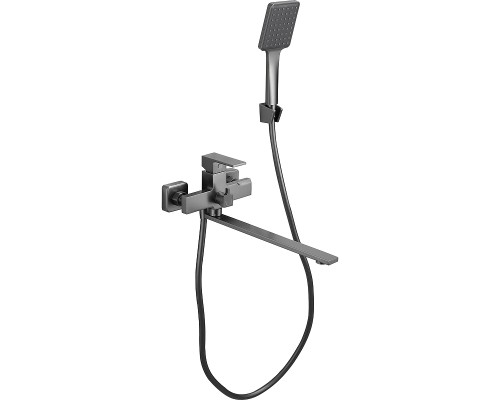 Смеситель для ванны Belz B613-3 B22613-3 универсальный Вороненая сталь