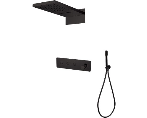 Душевая система Boheme Fusion 130-B Черная