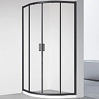 Душевой уголок Veconi Rovigo RV01B 80х80 RV01B-80-01-C7 Черный матовый