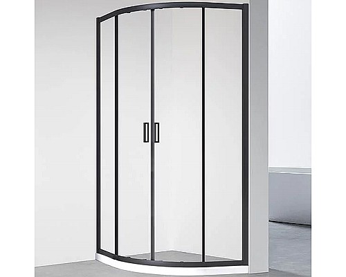 Душевой уголок Veconi Rovigo RV01B 80х80 RV01B-80-01-C7 Черный матовый