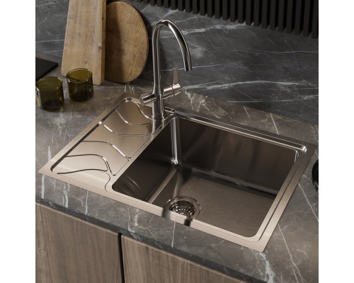 Мойка кухонная из нержавеющей стали IDDIS Reeva REE71SRi77