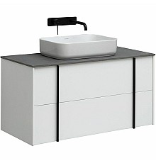 Тумба под раковину Allen Brau Reality 100 1.32007.WM подвесная Белая матовая