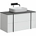 Тумба под раковину Allen Brau Reality 100 1.32007.WM подвесная Белая матовая