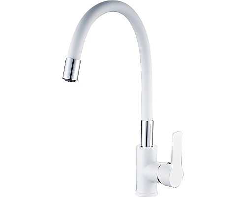 Смеситель для кухни Haiba HB70113-8 Белый Хром