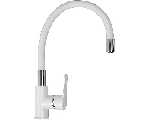 Смеситель для кухни Haiba HB70113-8 Белый Хром