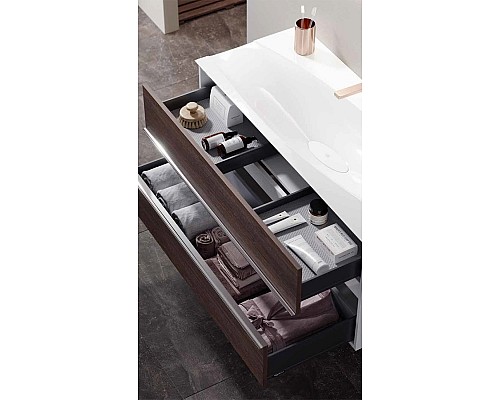 Тумба под раковину Clarberg Evolution 100 EV0110CD подвесная Крафт темный