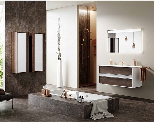 Тумба под раковину Clarberg Evolution 100 EV0110CD подвесная Крафт темный