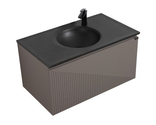 Комплект мебели для ванной Black&White Universe U918.900-3 90 9189003 подвесной Misty Grey