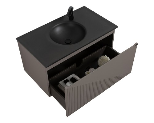 Комплект мебели для ванной Black&White Universe U918.900-3 90 9189003 подвесной Misty Grey