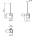 Ершик для унитаза Ideal Standard IOM Square Хром