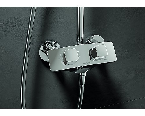 Душевая система Kludi Cockpit Explorer 8005005-00 с термостатом Хром