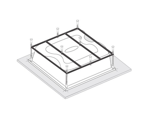 Каркас к ванне VAGNERPLAST Helios 194x170 VPK194170