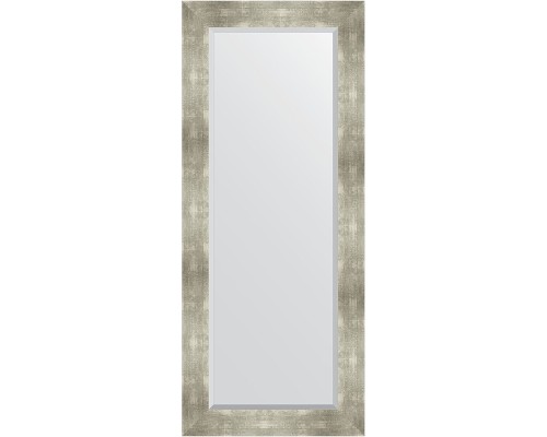 Зеркало Evoform Exclusive 146х61 BY 1170 с фацетом в багетной раме - Алюминий 90 мм