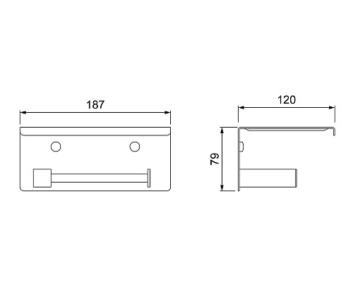 Держатель туалетной бумаги Timo Selene 10044/00 Хром