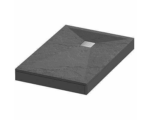 Душевой поддон из искусственного камня Grossman Strong 90x120 GR-S290120Q Графит