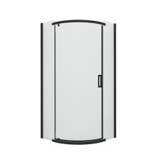 Душевое ограждение NEW TRENDY NEW KOMFORT BLACK 80x80x195 (черный)