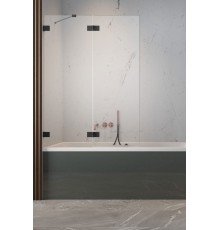 Шторка на ванну Radaway Essenza Pro Black PND II 100 Левая