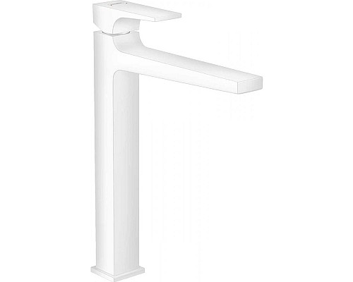 Смеситель для раковины-чаши Hansgrohe Metropol однорычажный белый матовый 32512700