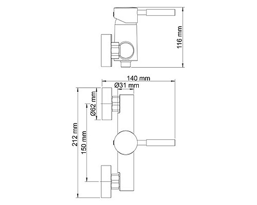 Смеситель для душа WasserKRAFT 4102