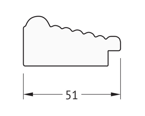 Зеркало Evoform Definite 143х53 BY 1069 в багетной раме - Сухой тростник 51 мм