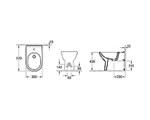 Биде Villeroy&Boch O.Novo 54610001 Альпийский белый