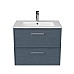 Тумба под раковину Kerama Marazzi PIANO Classic подвесная с ящиками 65, синий матовый