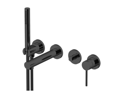 Смеситель для ванны Gattoni Circle One цвет Nero Opaco