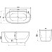 Акриловая ванна Art&Max 150х75 AM-218-1500-750