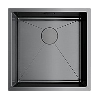Кухонная мойка Omoikiri Taki 44-U,IF-GM 4973521 вороненая сталь