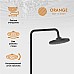 Душевая система Orange T02S3-912b Черный