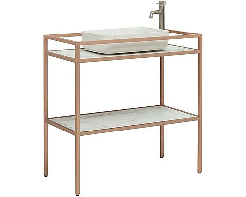 Консоль под раковину Allen Brau Liberty 90 1.33004.60 Медь браш