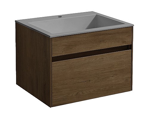 Тумба под раковину Vincea Chiara 60 VMC-2C600TO подвесная T.Oak