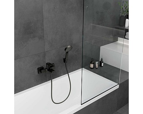 Смеситель для ванны Hansgrohe Vernis Shape 71450670 Черный матовый
