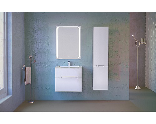 Зеркало Jorno Modul 65 Mоl.02.60/W с подсветкой с сенсорным выключателем Зеркало Jorno Modul 65 Mоl.02.60/W с подсветкой с сенсорным выключателем