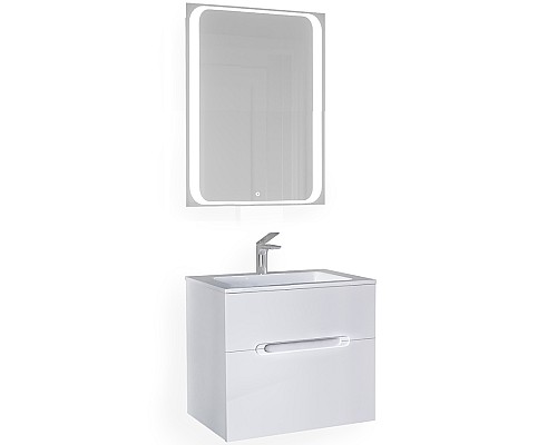 Зеркало Jorno Modul 65 Mоl.02.60/W с подсветкой с сенсорным выключателем Зеркало Jorno Modul 65 Mоl.02.60/W с подсветкой с сенсорным выключателем