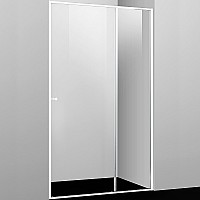 Душевая дверь WasserKRAFT Rhin 110 44S13 профиль Белый стекло прозрачное