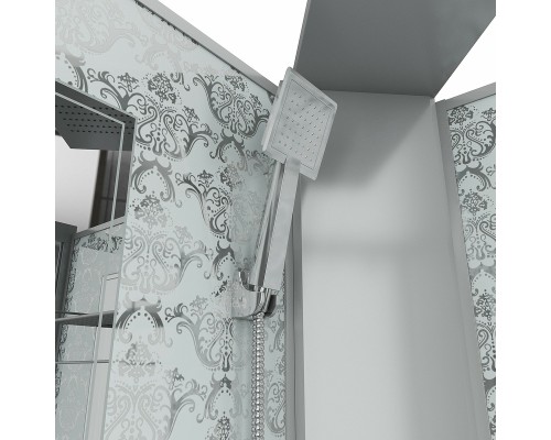 Душевая кабина Niagara Lux NG-7717WBK 100x100 без гидромассажа