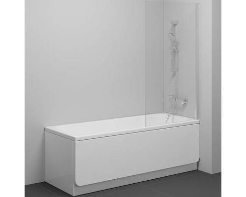 Шторка на ванну Ravak Nexty NVS1-80 7O840U00Z1 профиль Сатин стекло Transparent