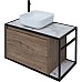 Тумба под раковину Aquanet Nova Lite Loft 90L 261660 подвесная Дуб рустикальный