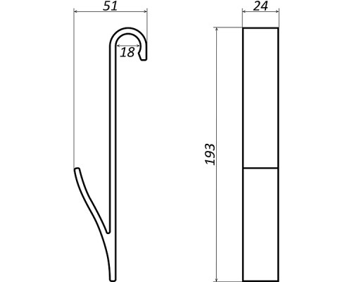 Крючок Altasan Vnp VNPblack4s Черный