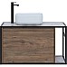 Тумба под раковину Aquanet Nova Lite Loft 90L 261660 подвесная Дуб рустикальный