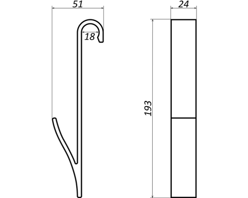 Крючок Altasan Vnp VNPblack4s Черный