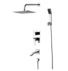 Смеситель Lemark Unit LM4522C для ванны и душа, встраиваемый