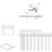 Душевая плита Radaway RadаDrain 99x79 с решеткой под плитку Basic