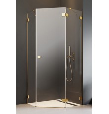 Душевая дверь Essenza Pro PTJ Gold 57x200 прозрачное 6 мм левая 1/2