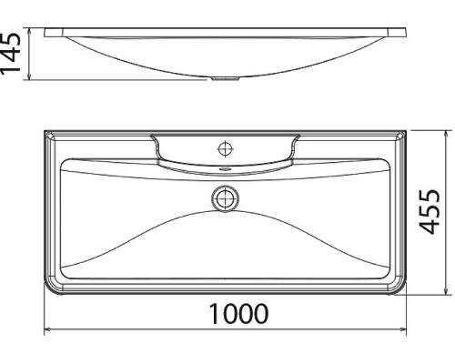 Раковина Florentina Аллегро 100 10.020.01000.001 Белая