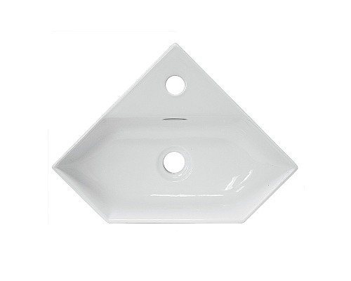 Раковина-чаша Sanita Luxe Line 49 LIN35SLWB01 угловая Белая