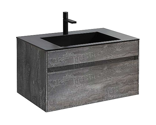 Тумба под раковину Vincea Chiara 80 VMC-2C800GS подвесная G.Stone