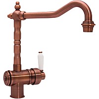 Смеситель для кухни Seaman Barcelone SSL-5077-AU Красное золото