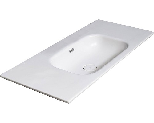 Столешница моноблок Armadi Art Vallessi 120 глянец белая керамика